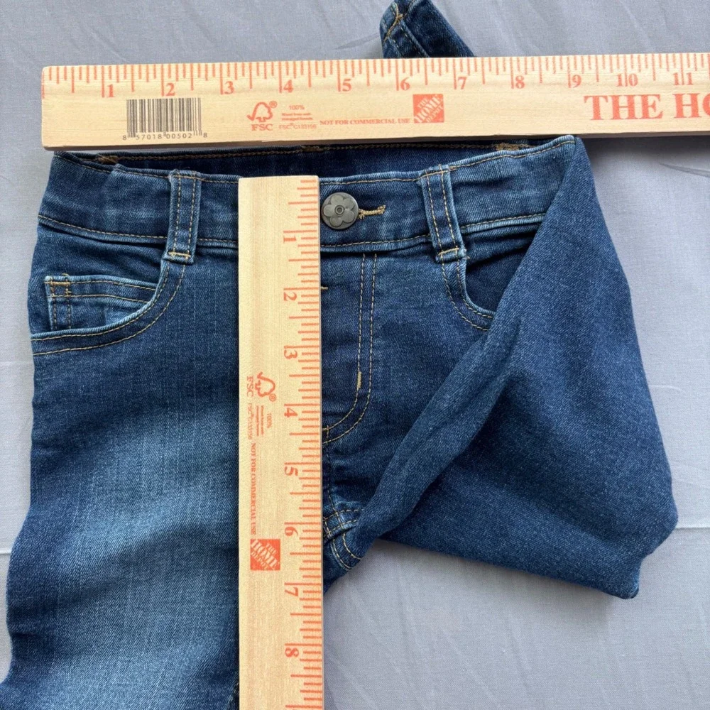 Garanimals‎ Toddler Girls Dark Wash Skinny Jeans Size 3T Adjustable Waist
